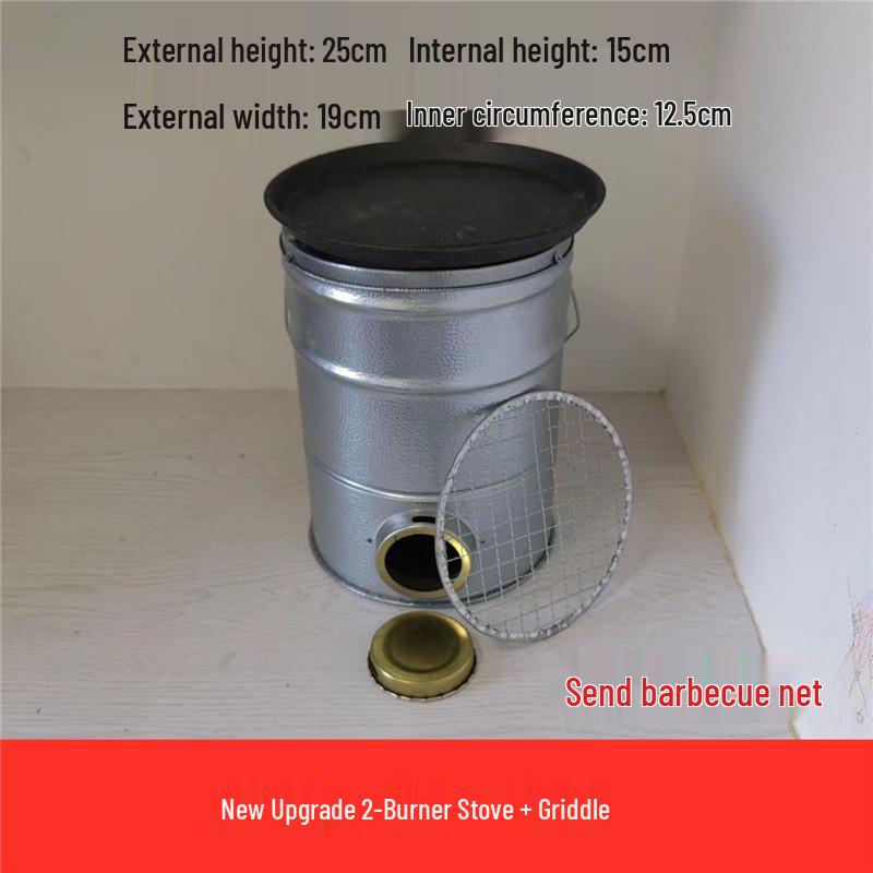 Compact Honeycomb Charcoal Stove for Household Heating and Boiling Water - Ideal for New Homes