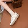 Platform white shoes women's shoes new spring height increase versatile Velcro board shoes sports and leisure shoes