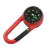 Double Side Compasses Thermometers Outdoor Small Compasses Carabiner Outdoor Navigation Tool Backpack Buckles Enduring