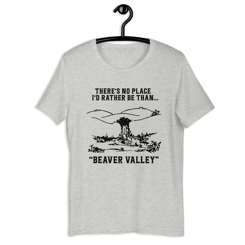 Funny Beaver Valley-Inspired Hilarious Logo Tee Unisex S-5XL