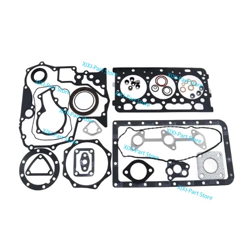 For Kubota D902 Full Gasket Kit Set Crankshaft Main Bearing Con Rod Engine Piston Ring Cylinder Head Gasket Overhaul Rebuild Kit