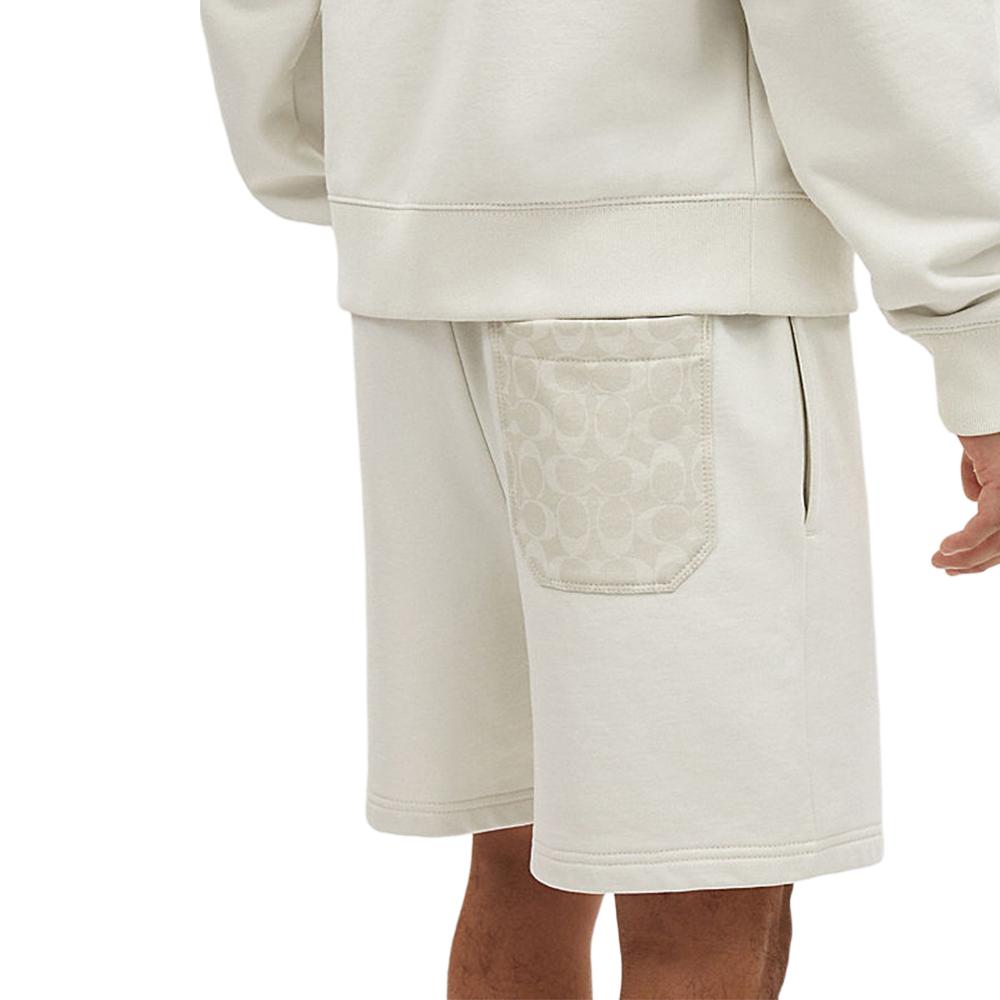 COACH SS24 Casual Shorts Men's Gray White CT007-OFW
