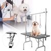 Stainless Steel Pet Grooming Table Beauty Desk Adjustable Height Clamp Holder for Dog Cat