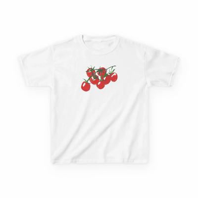 Free Clothing Clearance Female Fashion Graphic Clothing Fruit Tomato Printed Women Short Sleeve Streetwear Tee Aesthetic Clothes