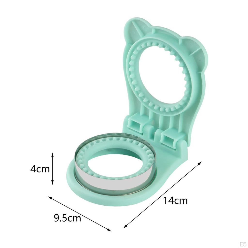 2 in 1 Sandwich Cutter and Sealer Bread Pancake Maker Small Food Grade Materials Easily Cleaning DIY