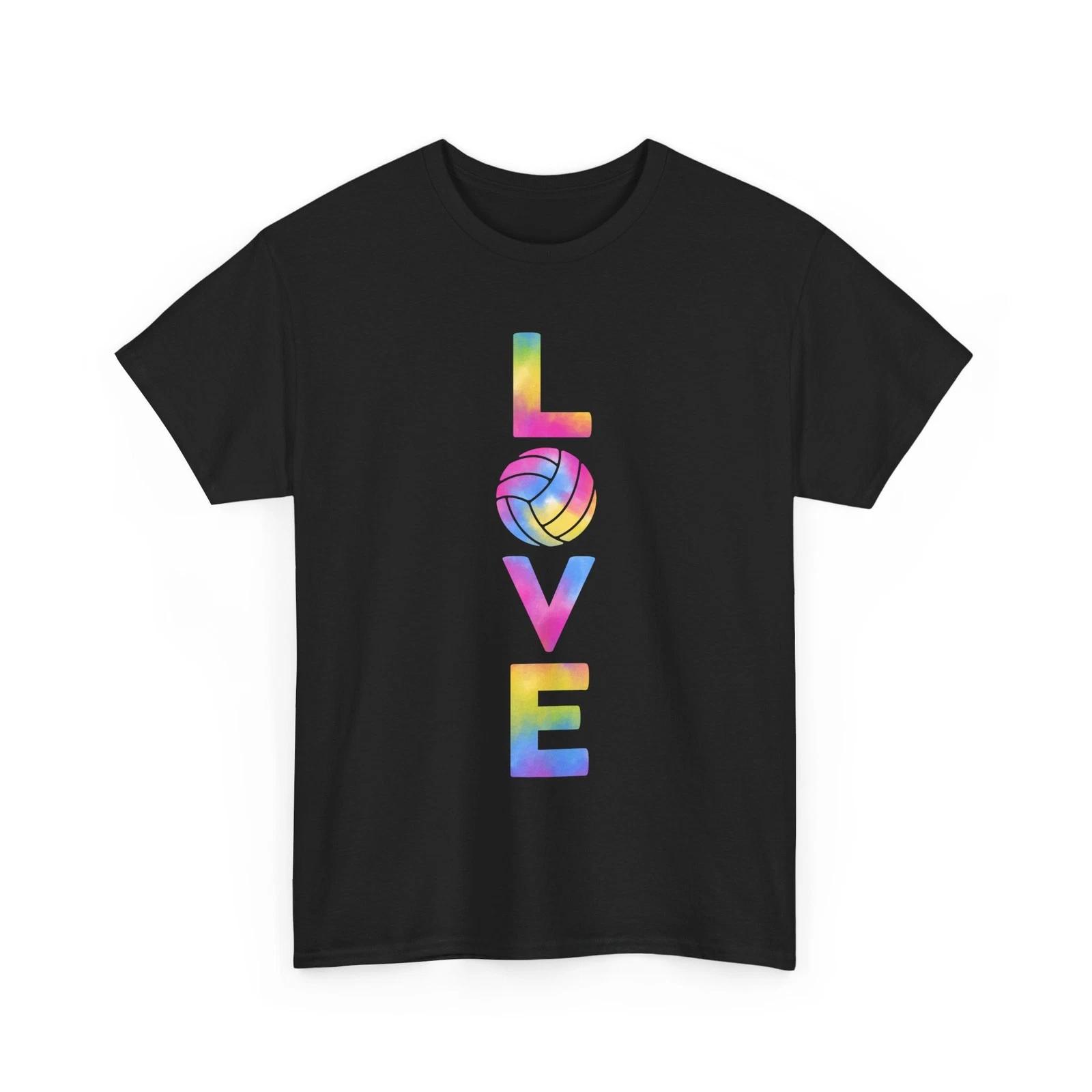 Love Volleyball Shirt, Volleyball Player Sports Lovers Tie Dye Shirt 4XL