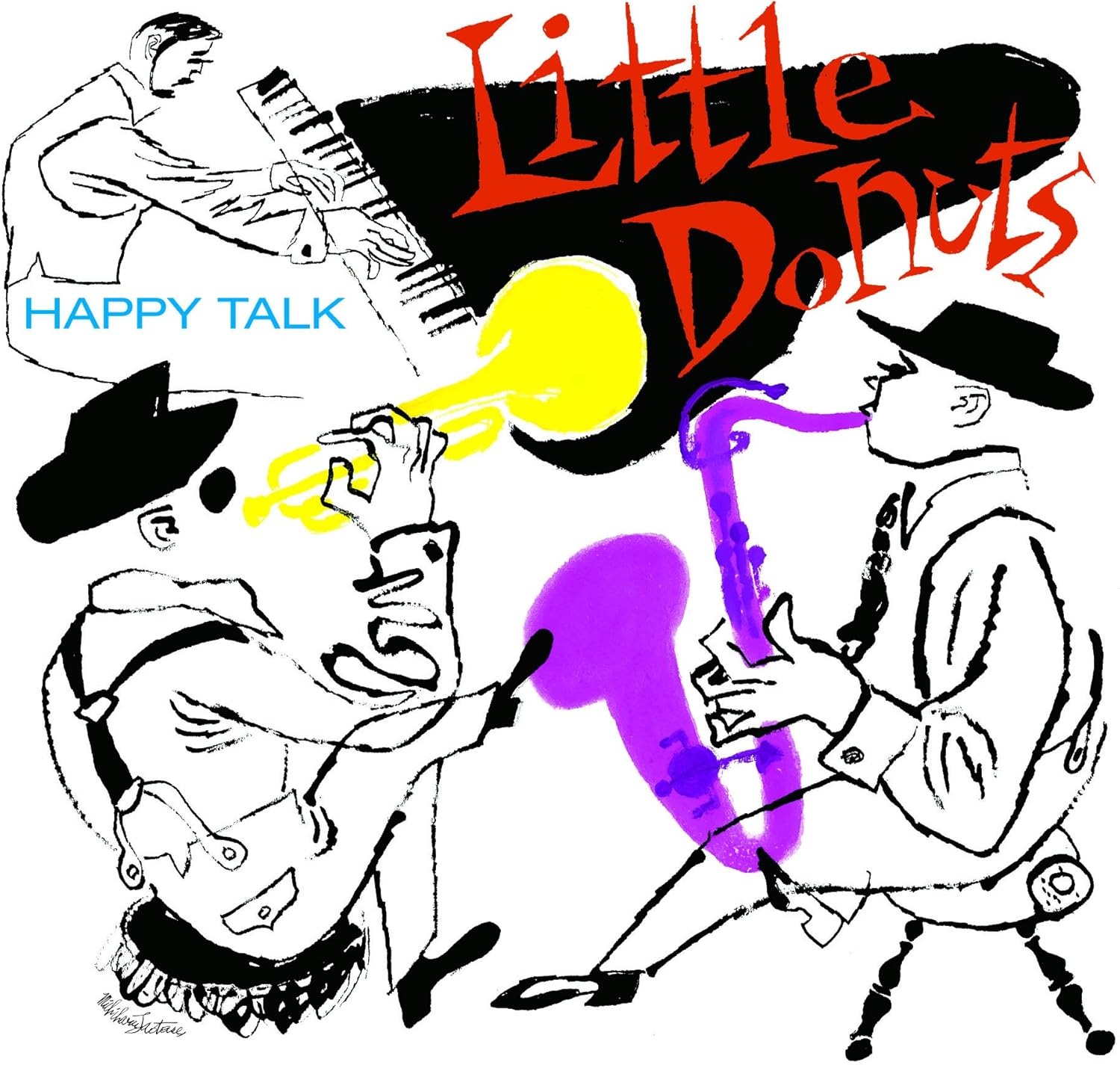 

CD LITTLE DONUTS - Happy TALK FAMC206 KADOKAWA 2015 Japan ObiJazz Used