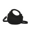 Mini Candy Color Felt Top-handle Bag for Women Fashion Portable Crossbody Shoulder Handbag