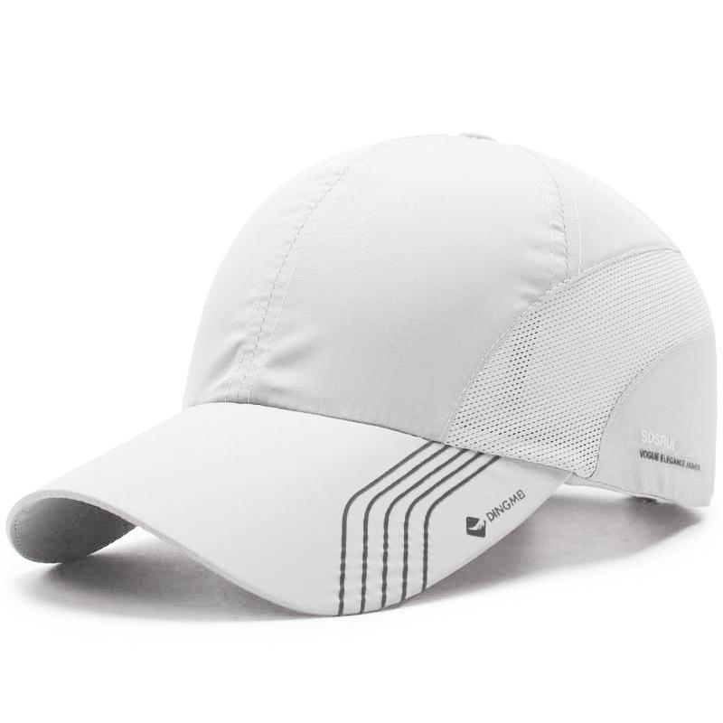 Summer Mesh Baseball Caps For Men Outdoor Sports Quick Drying Sunhat Unisex Solid Cycling Hats Women Print Sunscreen Cap New