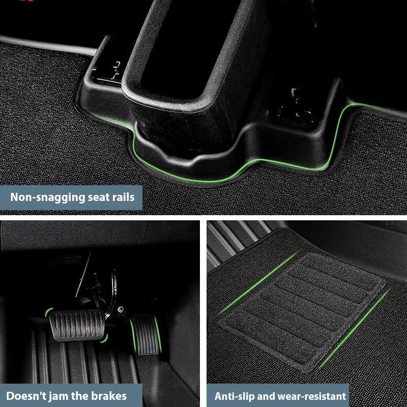 Car Floor Mats For BYD Dolphin Mini Seagulls EV 2024 Trunk Mats Waterproof Non-slip Carpet Back Seat Protector Boot Liner Tray