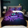3D Digital Printing Pillow Socket Three-piece Bedding Set Funny Style Double Bed Home Bedding