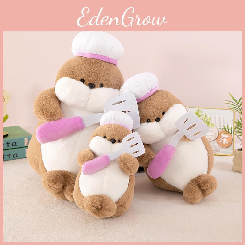 Plüschtier Koch Robbe Spielzeug mit kurzem Plüschmaterial für Kindergeschenk und Sammler