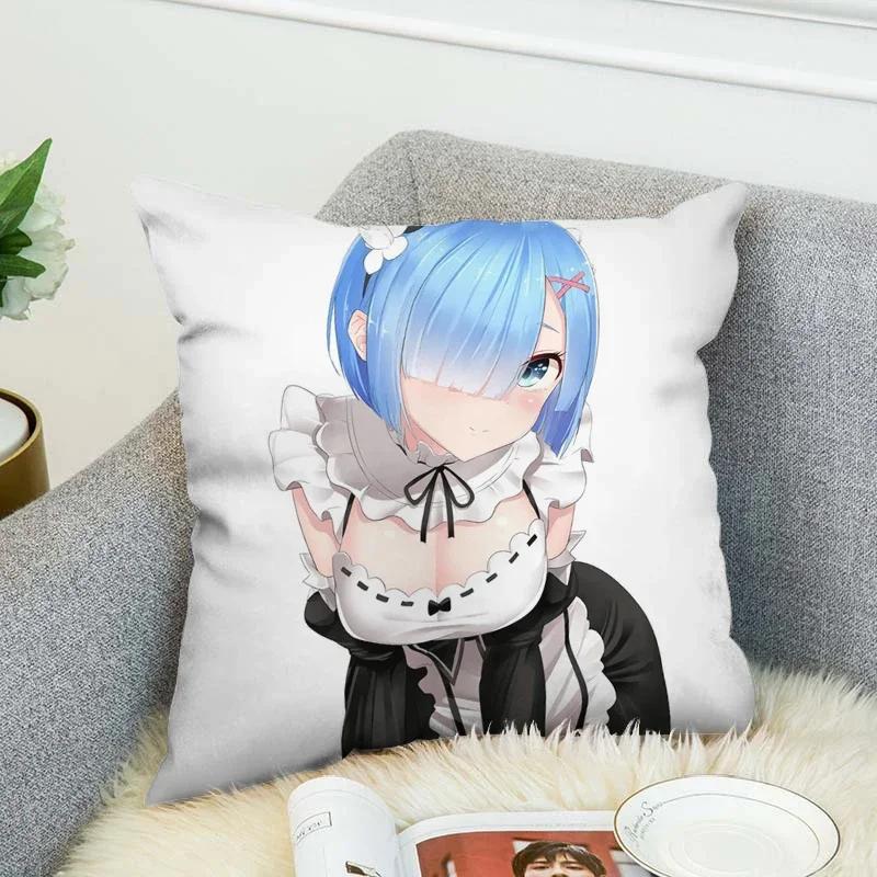 Pillowcases for Pillows Anime Pillow Cover 40x40 Pilow Cases Decorative Cushion Covers Pillowcase Cushions Home Decor Sofa