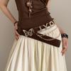 Personalised Y2K Letter  Belt Chain  Butterfly Decoration Belt All-Match Pu Leather Belts Chain
