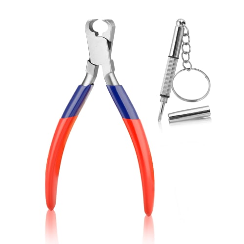 

GOLD DEER Eyeglass End Nippers, Dedicated Eyeglass Pliers, for Eyeglass Maintenance and Adjustment, Perfect for Cutting, End Nippers, Eyeglass Pliers,