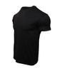 LEADEN Plain Muscle Fit Short Sleeve T-Shirt [Black]