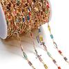 1Meter Copper Chain With Crystal Beads Chain DIY Necklace Bracelet For Jewelry Making Supplies