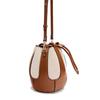 Fashion Canvas Bucket Bag Large Splicing Purses Handbags Luxury Shoulder Bag High Quality Crossbody Bags Women Commuter Tote Sac