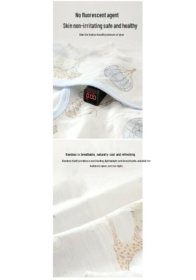 Bamboo Fiber Baby Jacquard Short Sleeve Summer Bodysuit Romper