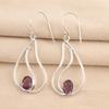 Amethyst Gemstone 925 Sterling Silver Anniversary Gift Dangle Drop New Earrings EE-139-3