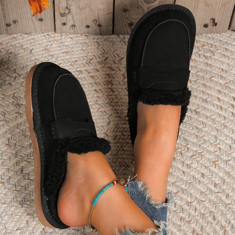 Warm Women Cotton Shoes Winter Cotton Slippers for Women Trend Slippers Lady Outdoor Soft Sole Simple Shoes Pantuflas De Mujer