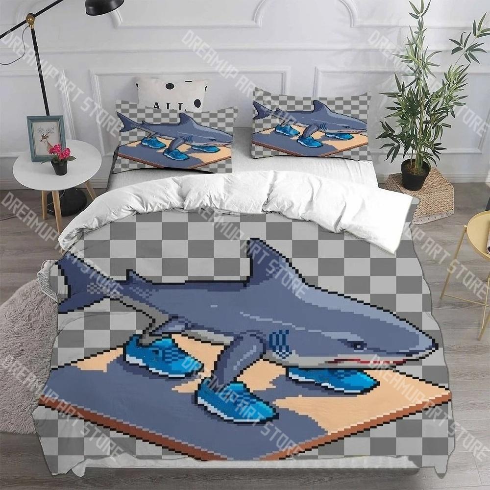 3D Ai Italian Brainrot Tung Tung Sahur Bedding Set Single Twin Full Queen King Size Bed Set Kids Bedroom Duvetcover Set