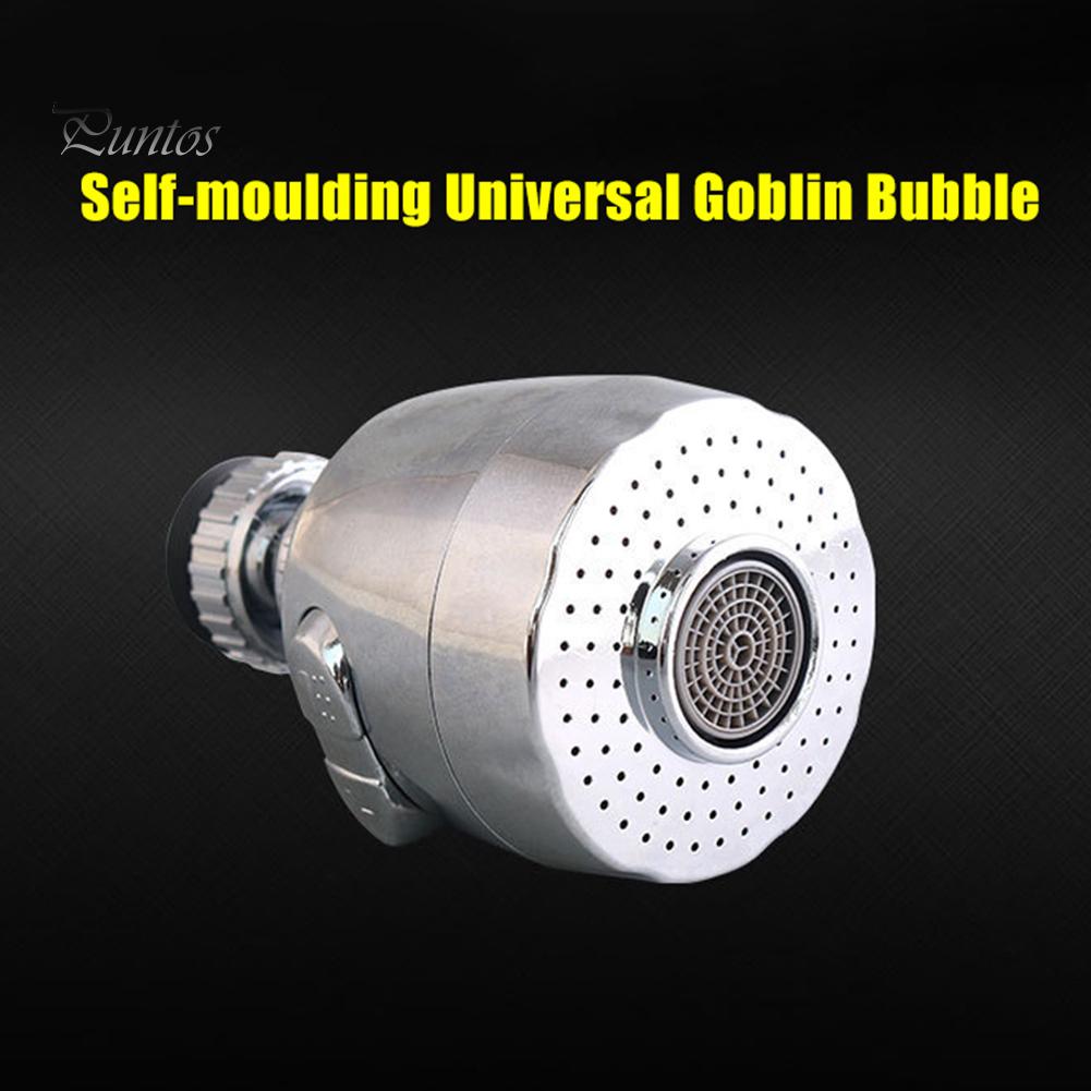 Puntos Kitchen 360 Degree Rotary Splash-Proof Home Faucet Sprayer Water Tape Nozzle