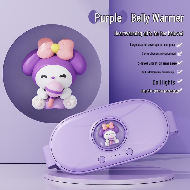 

Согревающий пояс для живота для облегчения менструальных болей: Перезаряжаемая грелка с массажем и поддержкой спины - Идеальный подарок для женщин