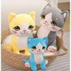 Adorable Cartoon Cat Plush Toy Sweet Cat Stuffed Animal Pillow For Kids And Girls
