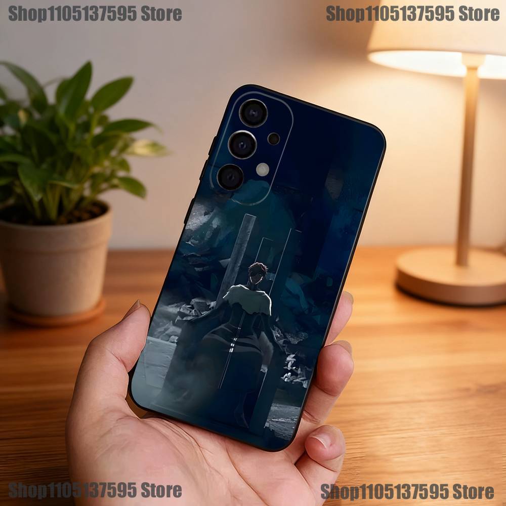 Hot A-Aizen S-Sousuke Anime Phone Case For Samsung S25,S24,S21,S22,S23,S30,Ultra,S20,Plus,Fe,Lite,5G Black Cover