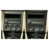 Bright Carbon Fiber Car Front AC Radio Panel Cover Sticker For VW Golf 4 1999-04