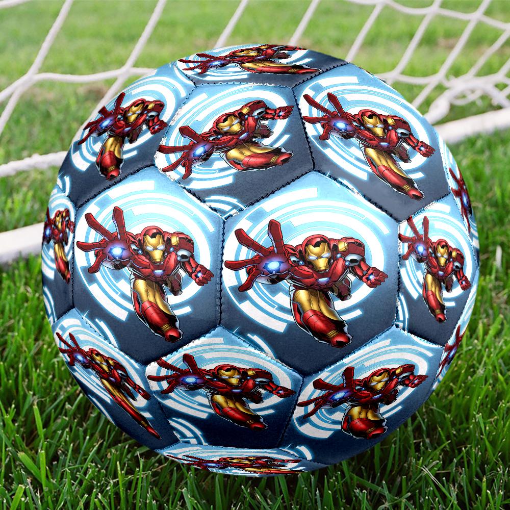 Iron Man Theme Size 5 Soccer Ball, Suitable for Both Indoor and Outdoor Matches, a Gift Suitable for Everyone.