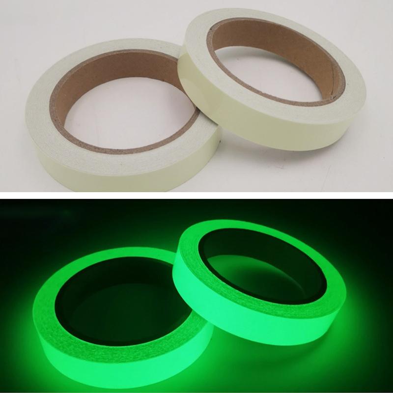 2 Stück Leuchtband für Fahrräder, selbstklebend, 3M/5M, leuchtende Sicherheitsaufkleber für Fahrradrahmen und Räder, für Nachtfahrten
