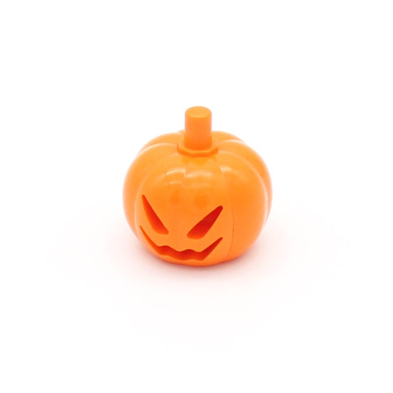

60pcs MOC Bricks Halloween Pumpkin Constructions Model Building Blocks Toys Compatible with Children DIY Parts Gift
