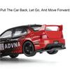 1:32 MITSUBISHI Lancer IX EVO PAJERO Car Model Toy Simulation Sound Light Rubber Tires Doors Opened Models Gifts for Children