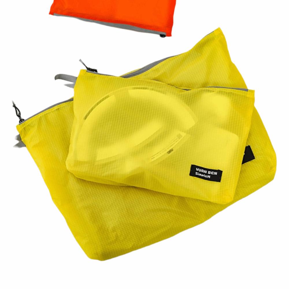 Silikonbeschichtete Gepäckaufbewahrungstasche Ultraleichte Multifunktionale Reise-Organizer-Tasche Reißverschlusstasche Nylon Gepäck Unterverpackungstasche