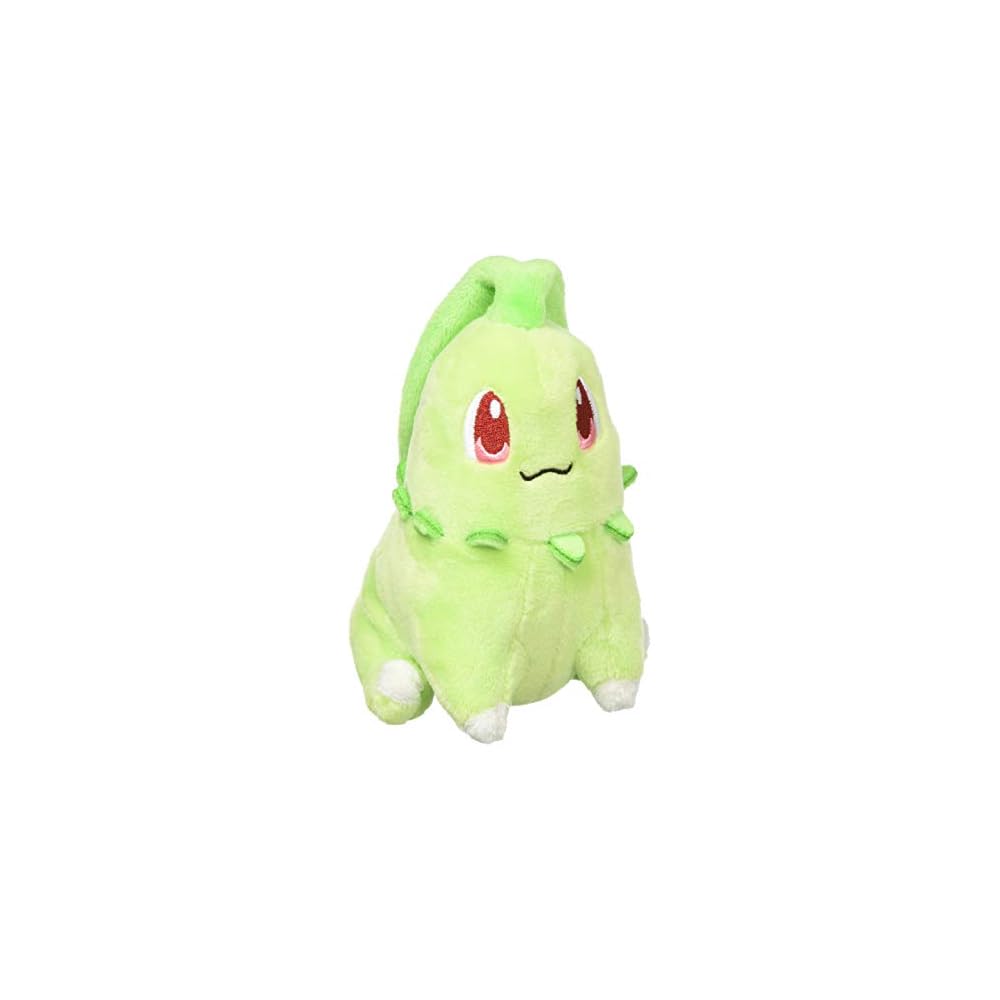 Pokmon Center Original Pokmon Fit Chikorita Plush Toy 13x9.5x8.5 cm