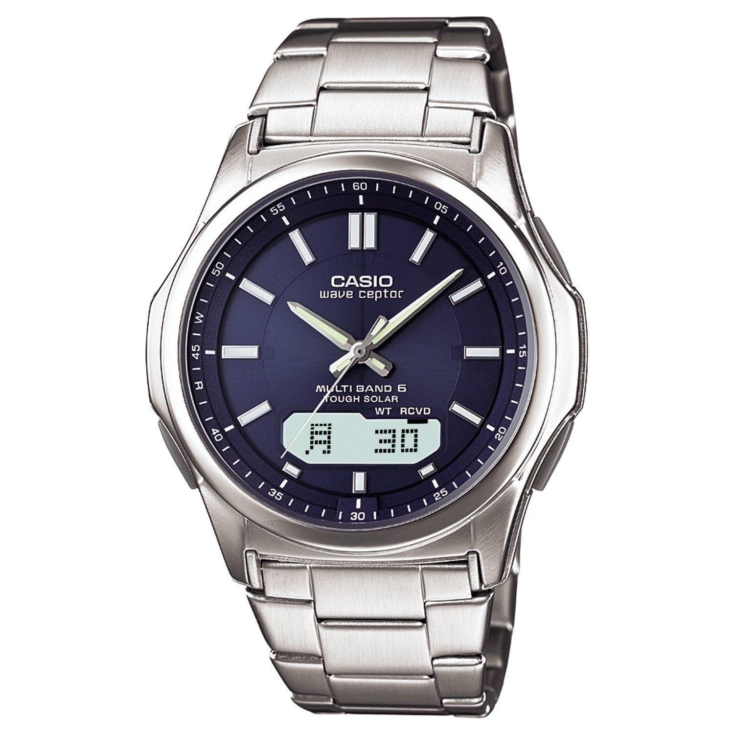 Casio Wristwatch Wave Scepter Radio Solar WVA-M630D-2AJF Mens Silver