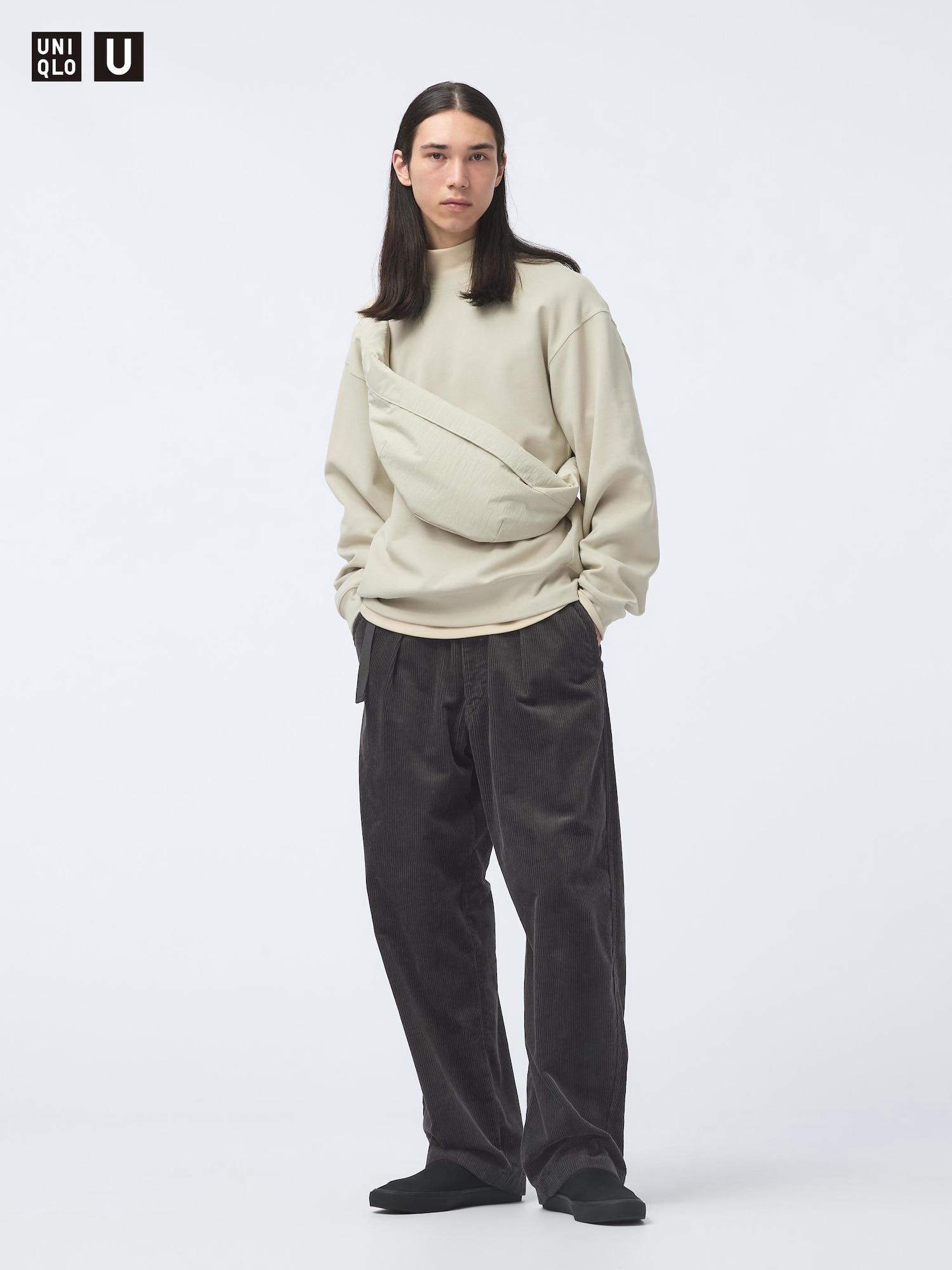 

Uniqlo Corduroy Tuck Широкие брюки 08 DARK GRAY/MEN XS