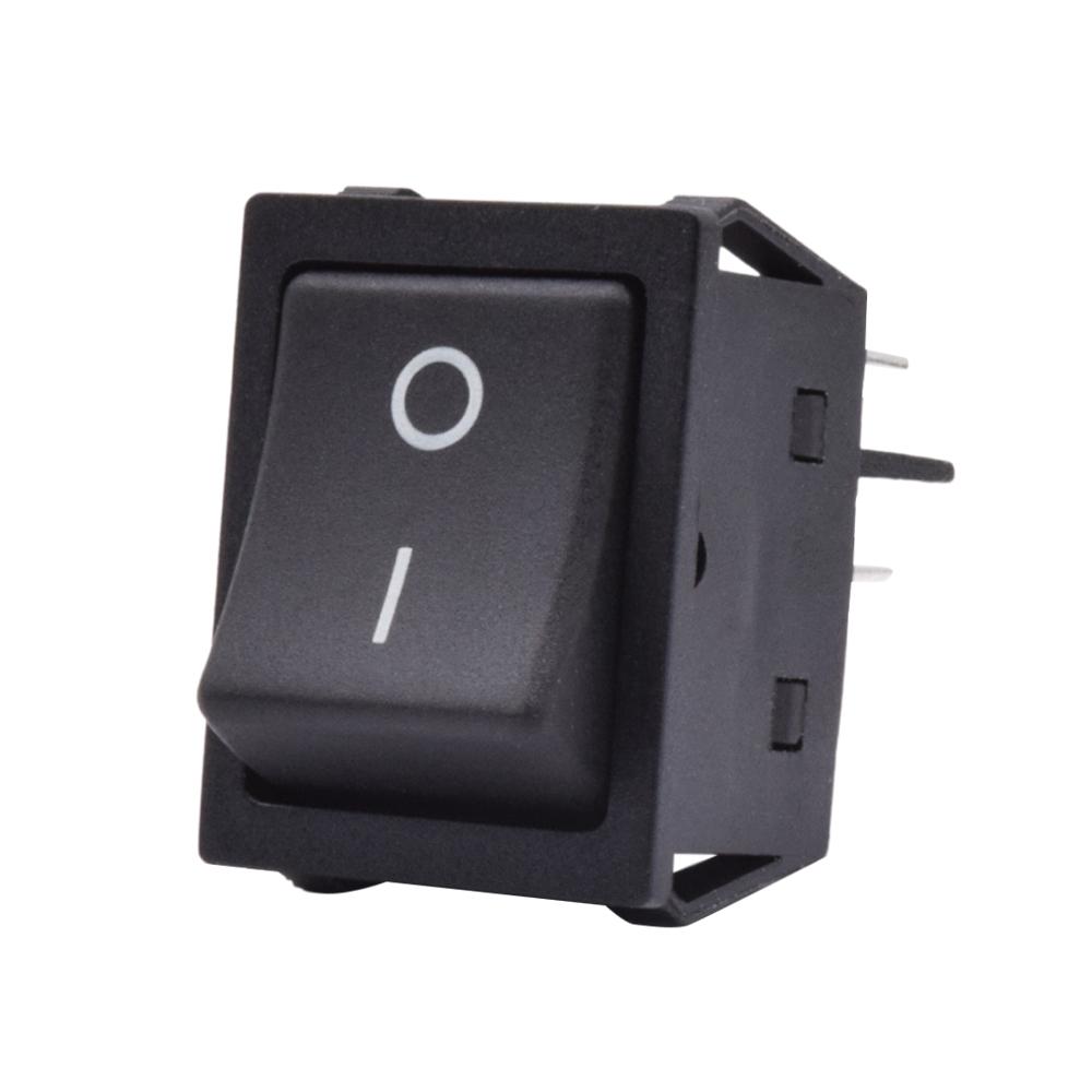 Heavy Duty KCD4-201 Rocker Switch no light 30A 250VAC ON OFF DPDT Switch Double pole single throw Green Yellow Black Switch