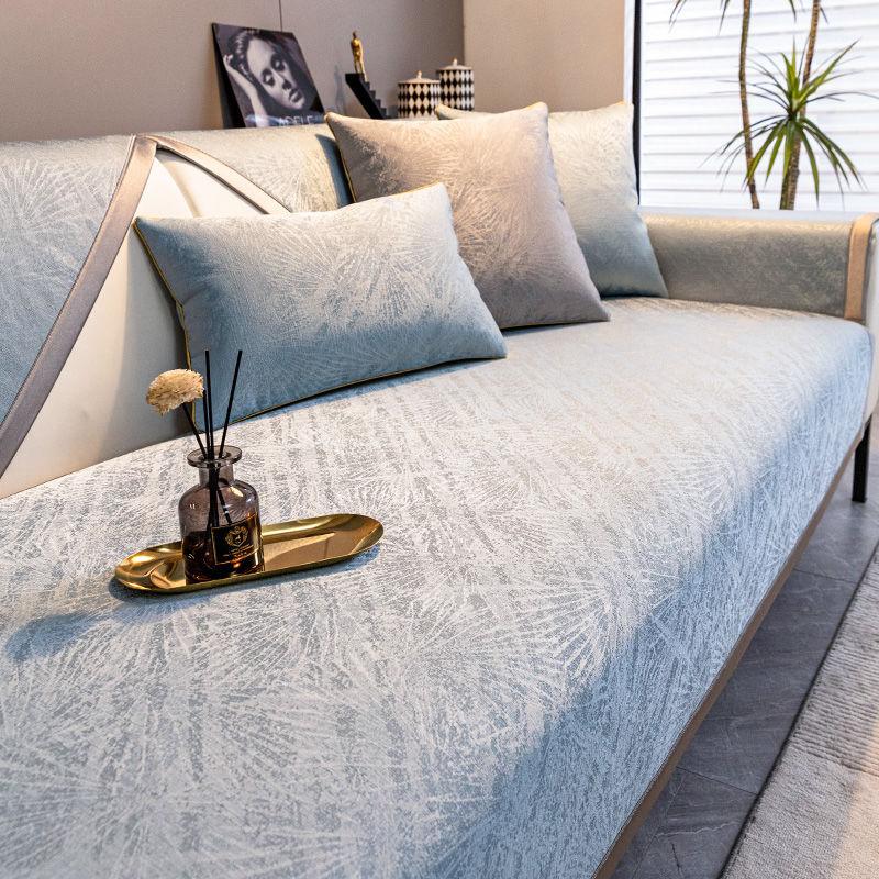 

New Sofa Cushion Cloth Non-Slip Seat Cushion Light Luxury Sofa Cover Four-Season Universal Cover Cloth Backrest Towel Seat Cushion 70*70cm