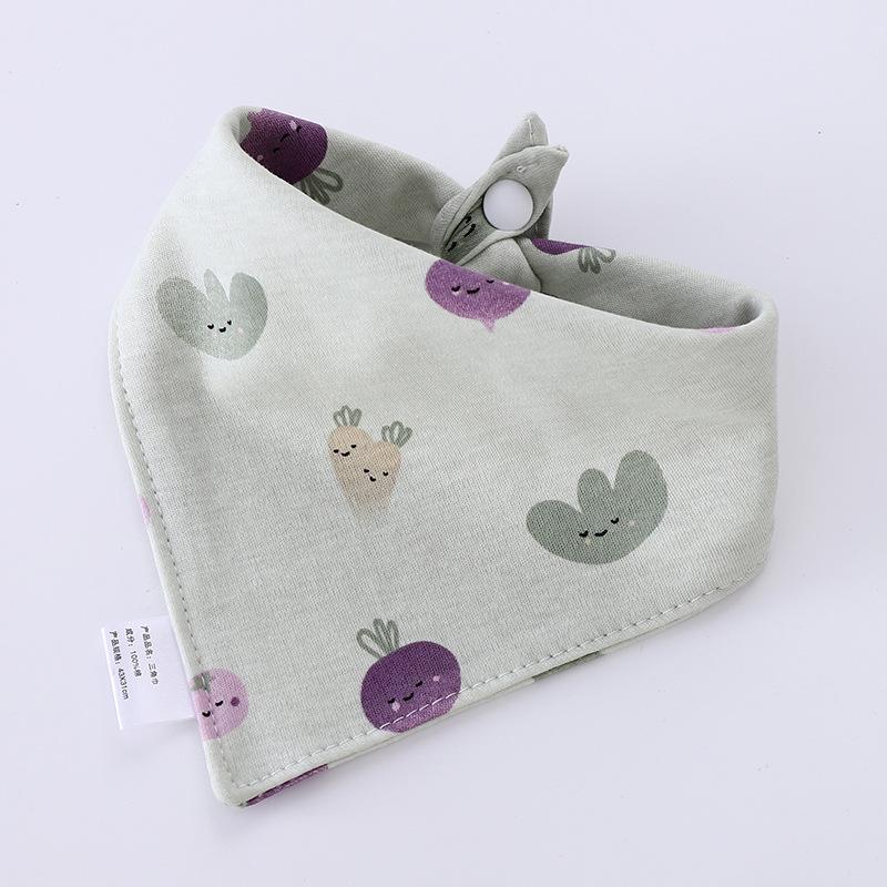 Waterproof Baby Triangle Bib - Pure Cotton for Newborns, Boys & Girls
