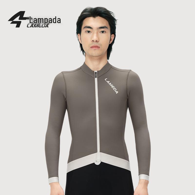 

Lampaida Retro-Style Fleece Cycling Set: Warm, Long-Sleeved for Autumn/Winter Road & Mountain Biking - Men s. XL