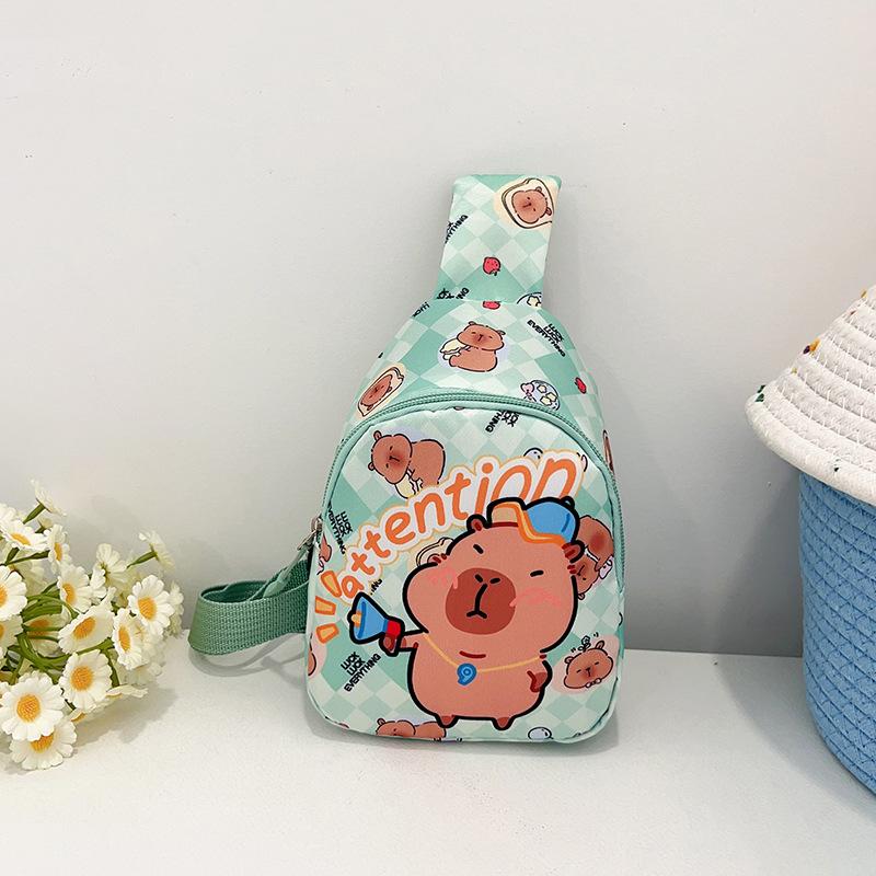 New boys and girls messenger bag cute cartoon large capacity casual versatile shoulder bag children's breast bag
