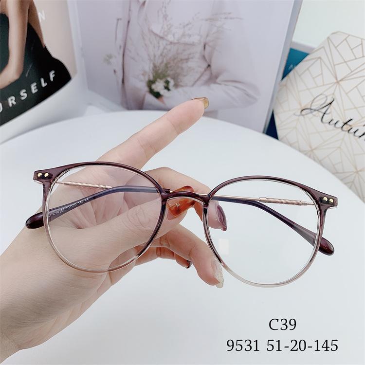 TR90 Ultra Light Anti Blue Glasses Round Frame Unisex Computer Reading Glasses High Quality Optical Lenses Fashion Eyewear