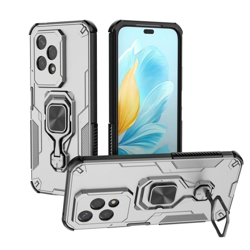 Pro Honor 200 Lite Pouzdro na telefon WANLONFENG PC TPU Zadní kryt Stojánek s Tvrzeným sklem