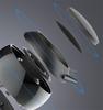 Round Shape Metal outdoor bluetooth speaker, computer Subwoofer, high volume, wireless sound