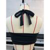 Summer Women 2PCS Bodycon Set, Sleeveless Halter Bandeau Tank Top, Fashion Sexy Casual Outfit for Women