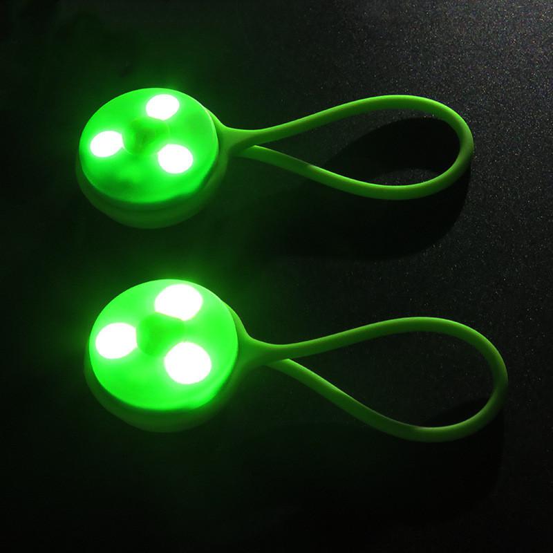 Popular Silicone Backpack Mini Bicycle Light For Night Riding Easily Bicycle Warning Light Rear LED Taillight For Cycling Safety 7