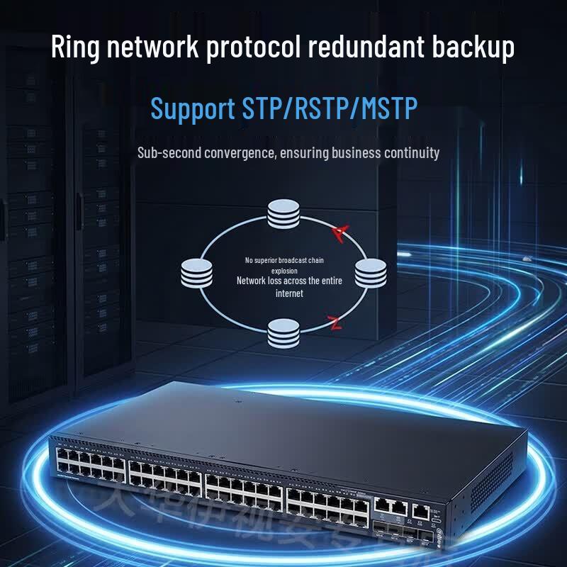 Dahua Enterprise 10-Gigabit Uplink Managed Gigabit Switch CN Plug (adapter Included)